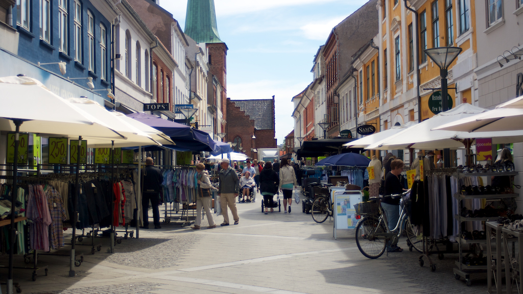 Gågaden i Nyborg