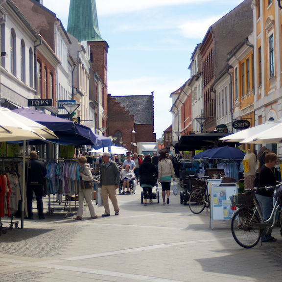 Gågaden i Nyborg