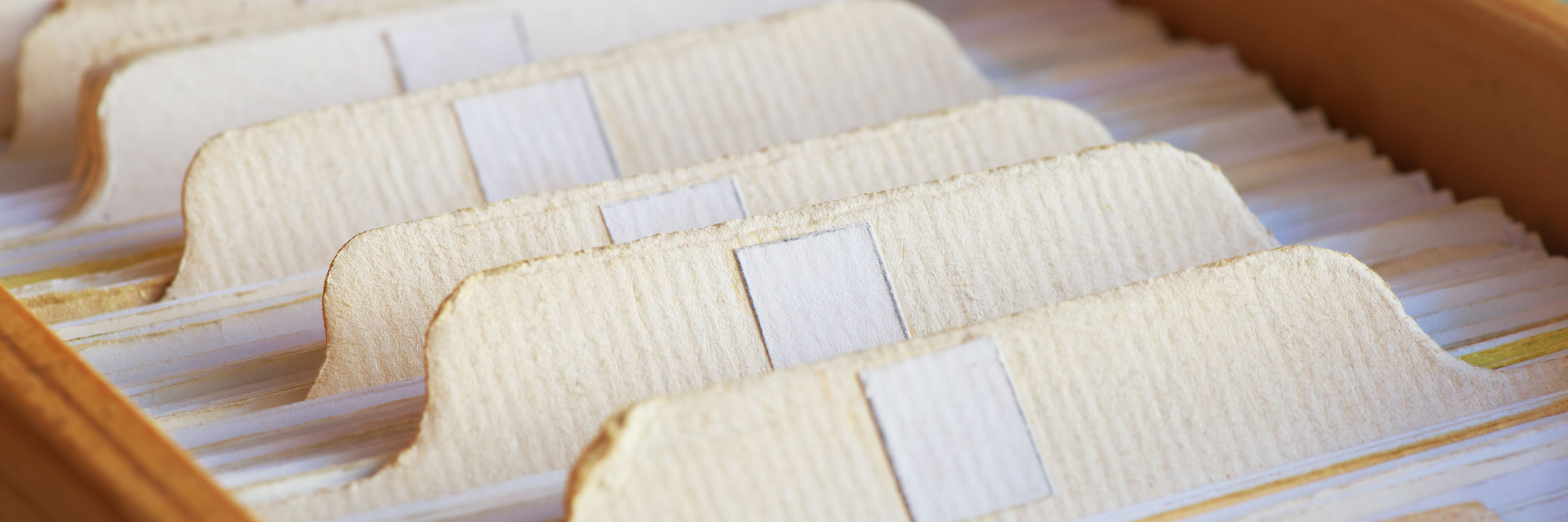 Skuffe med sagsmapper