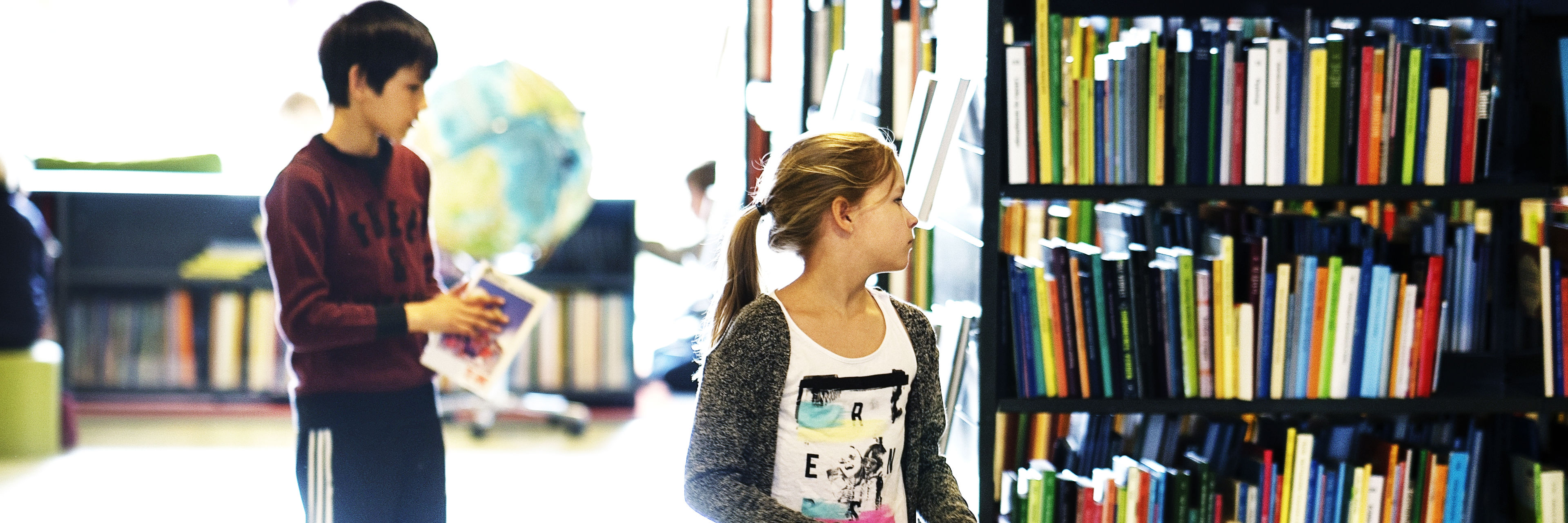 Børn på Ørbæk Bibliotek