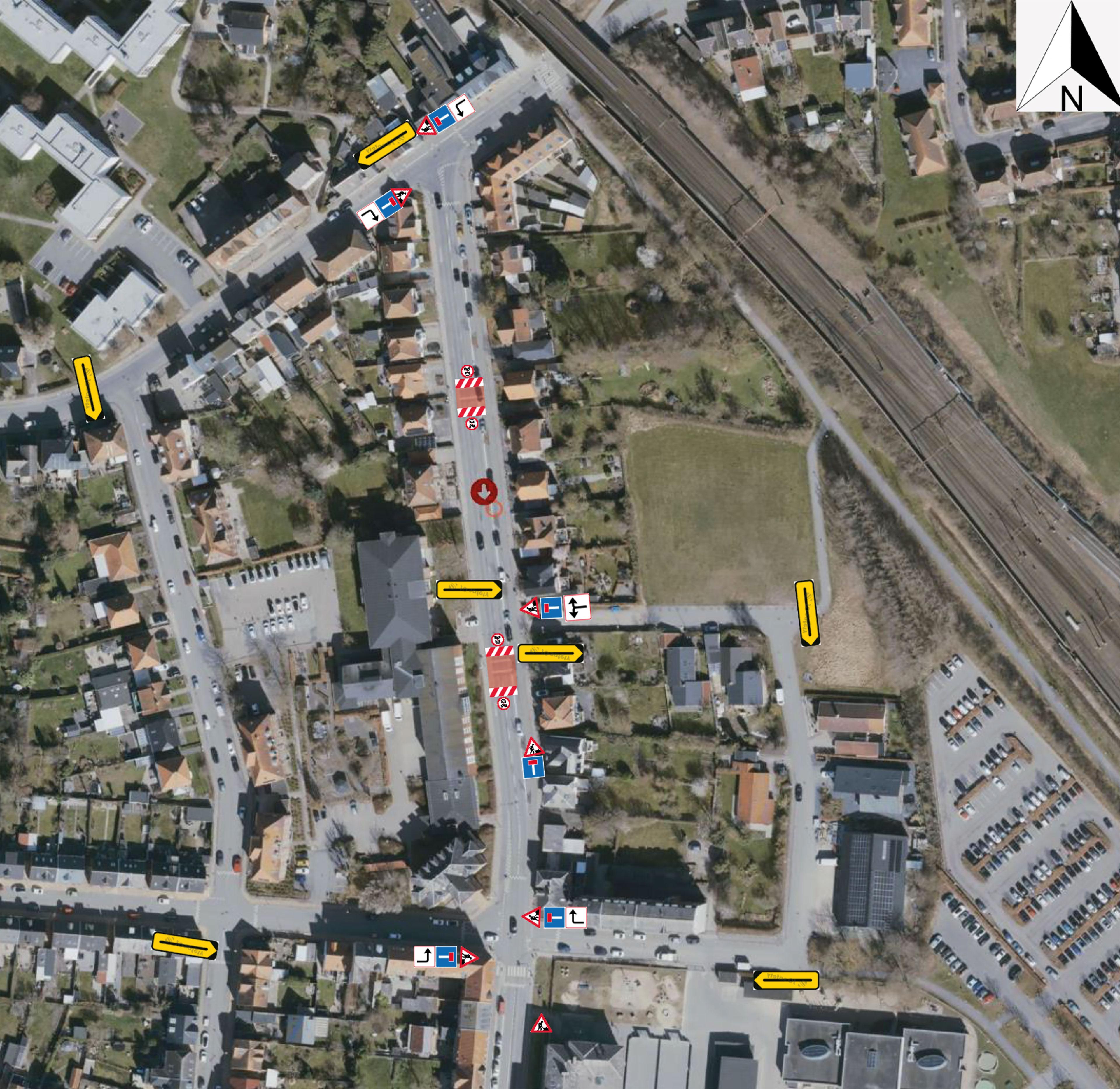 Skilteplan Svanedamsgade 2, Nyborg