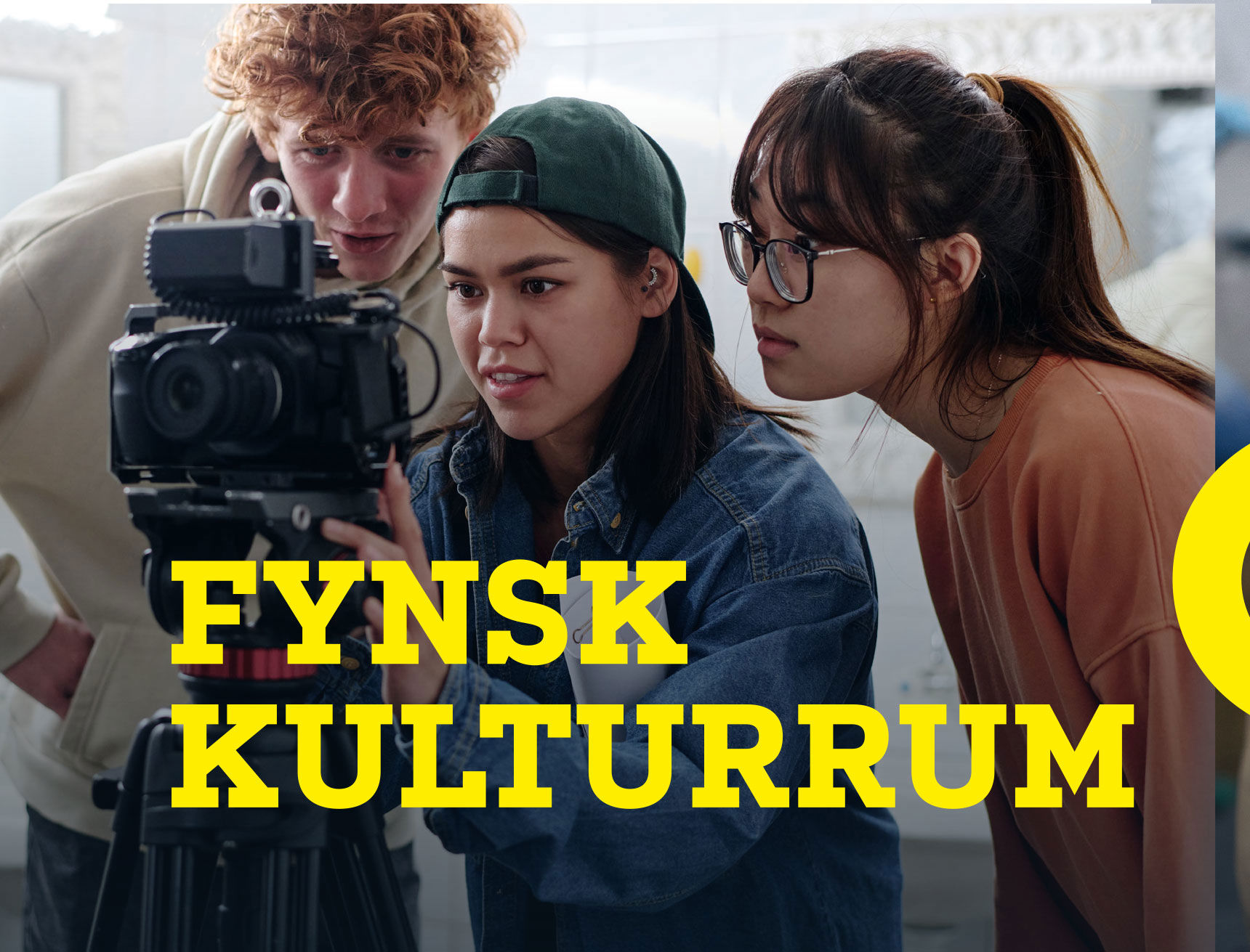 Collage med levende billeder fra Fynsk Kulturrum
