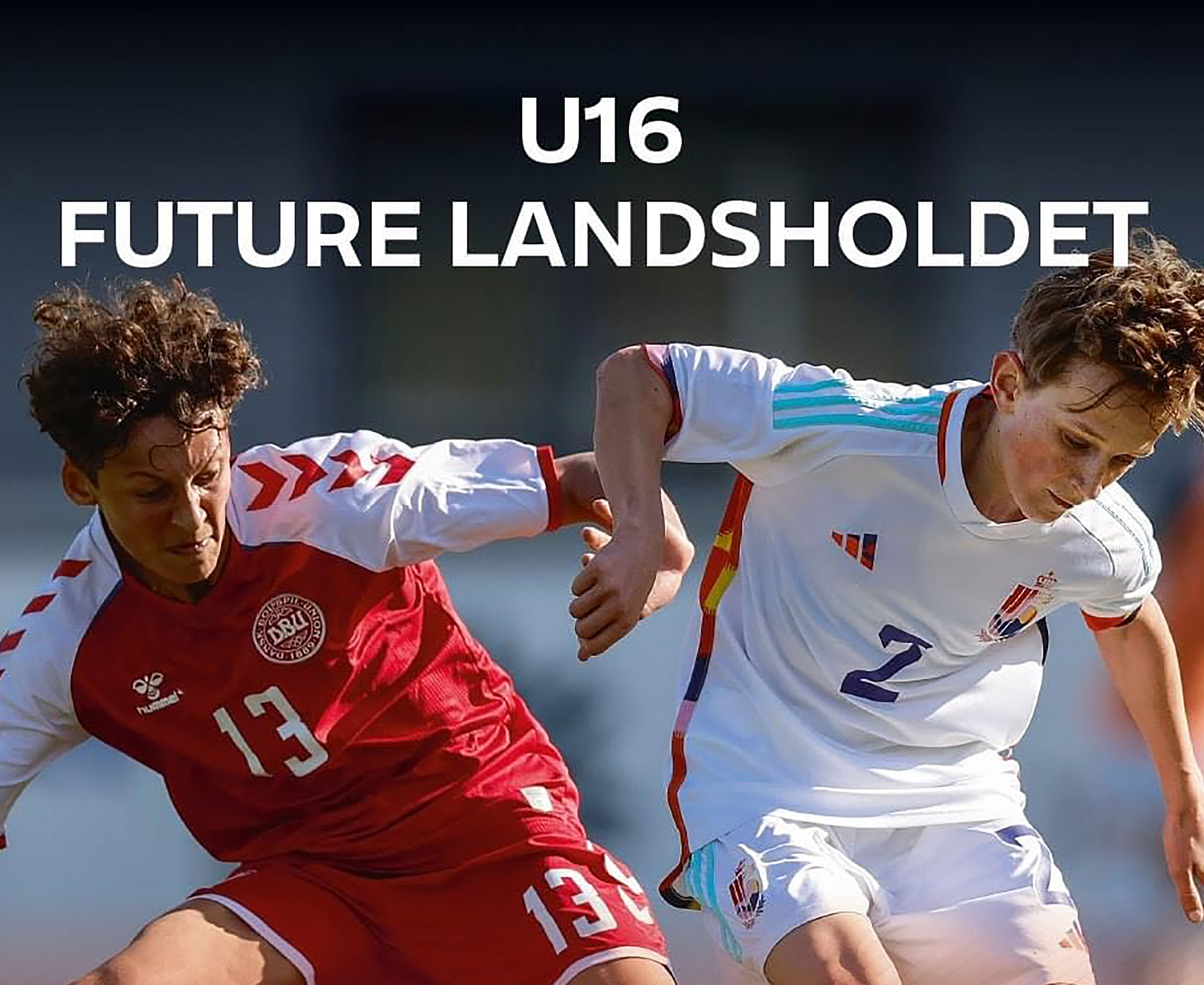 Fodboldspillere fra U16 Future Landsholdet