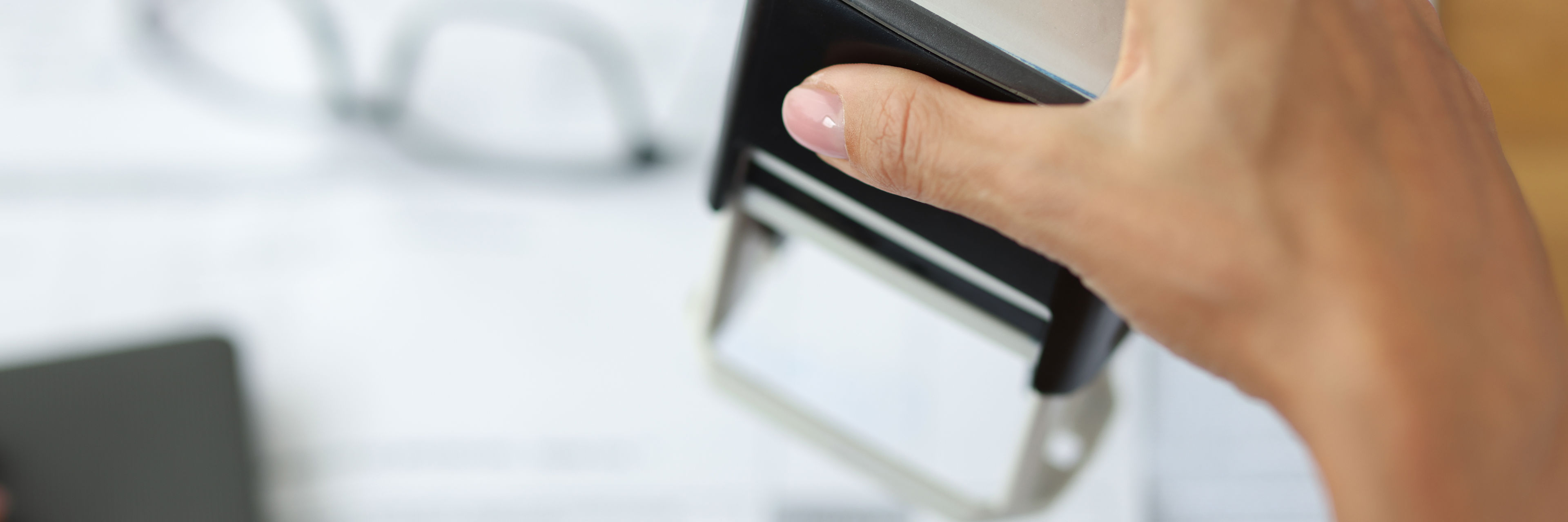 Stempel på dokument