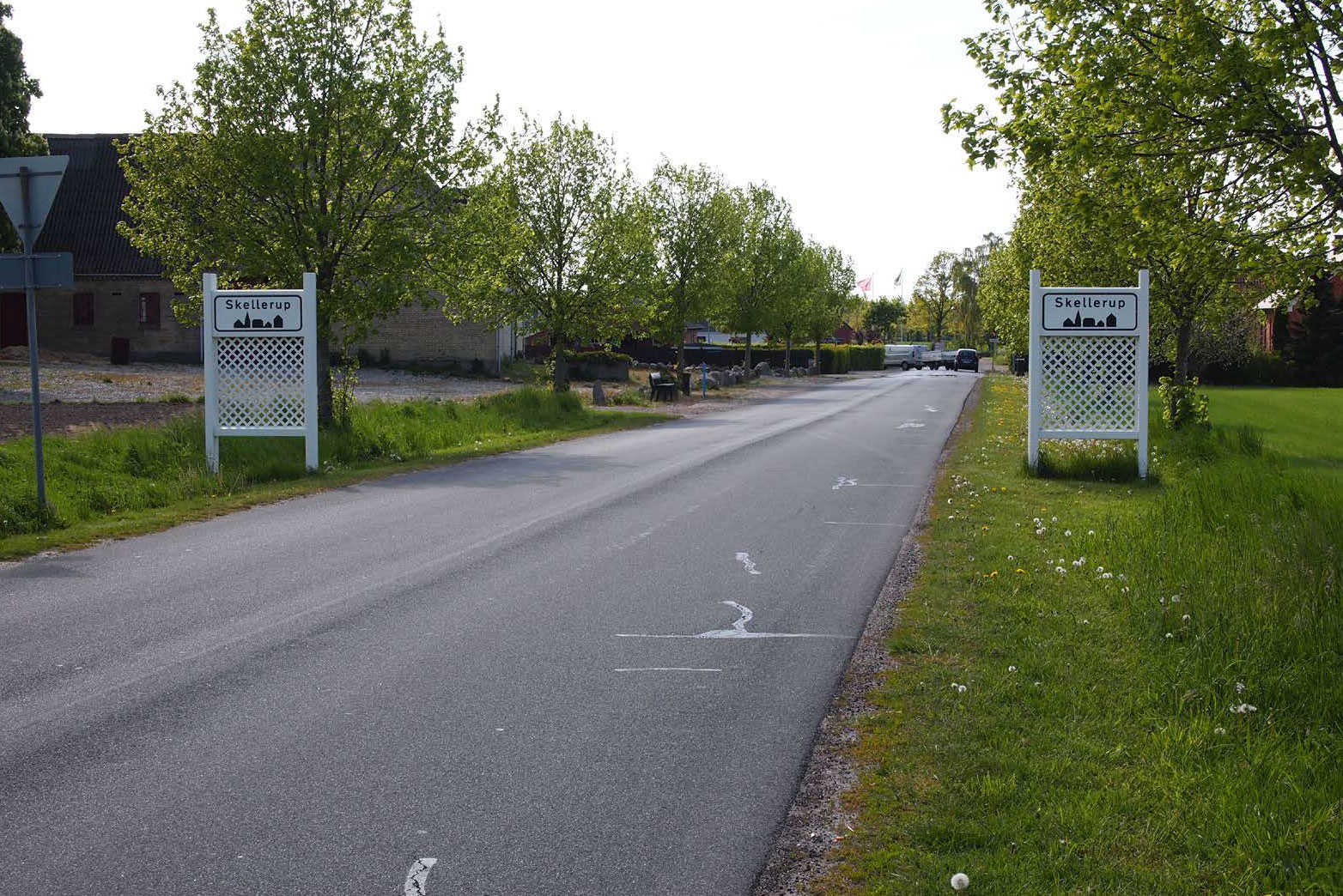 Byskilte i Skellerup