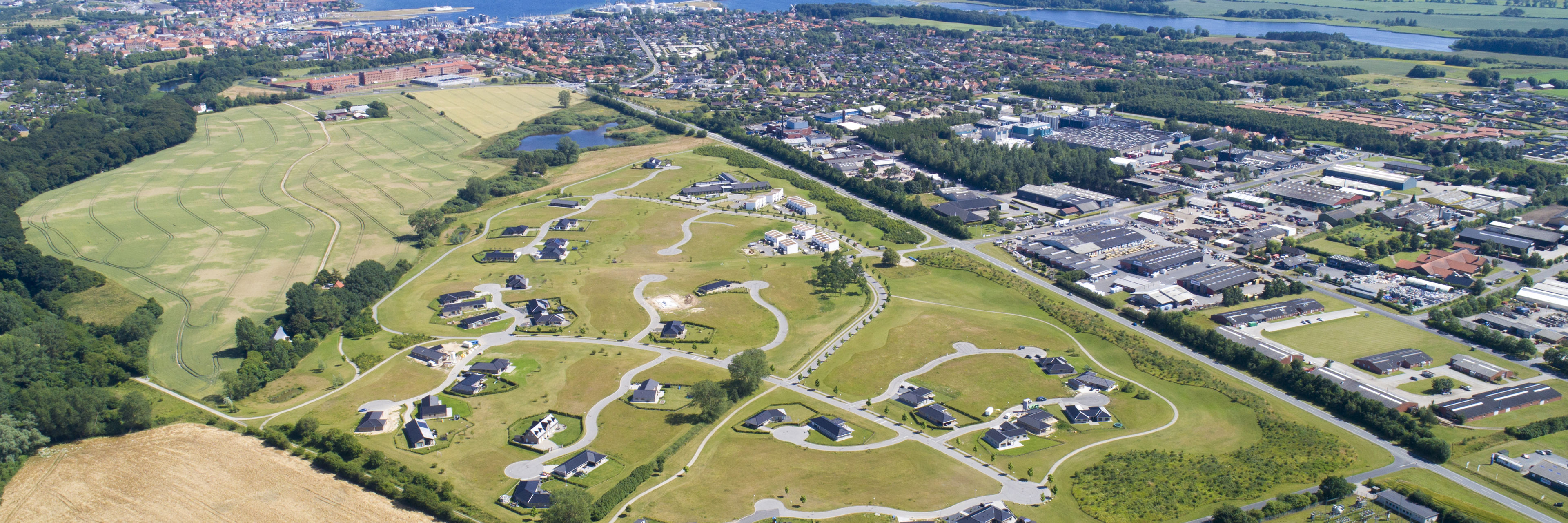 Luftfoto over Jagtenborg