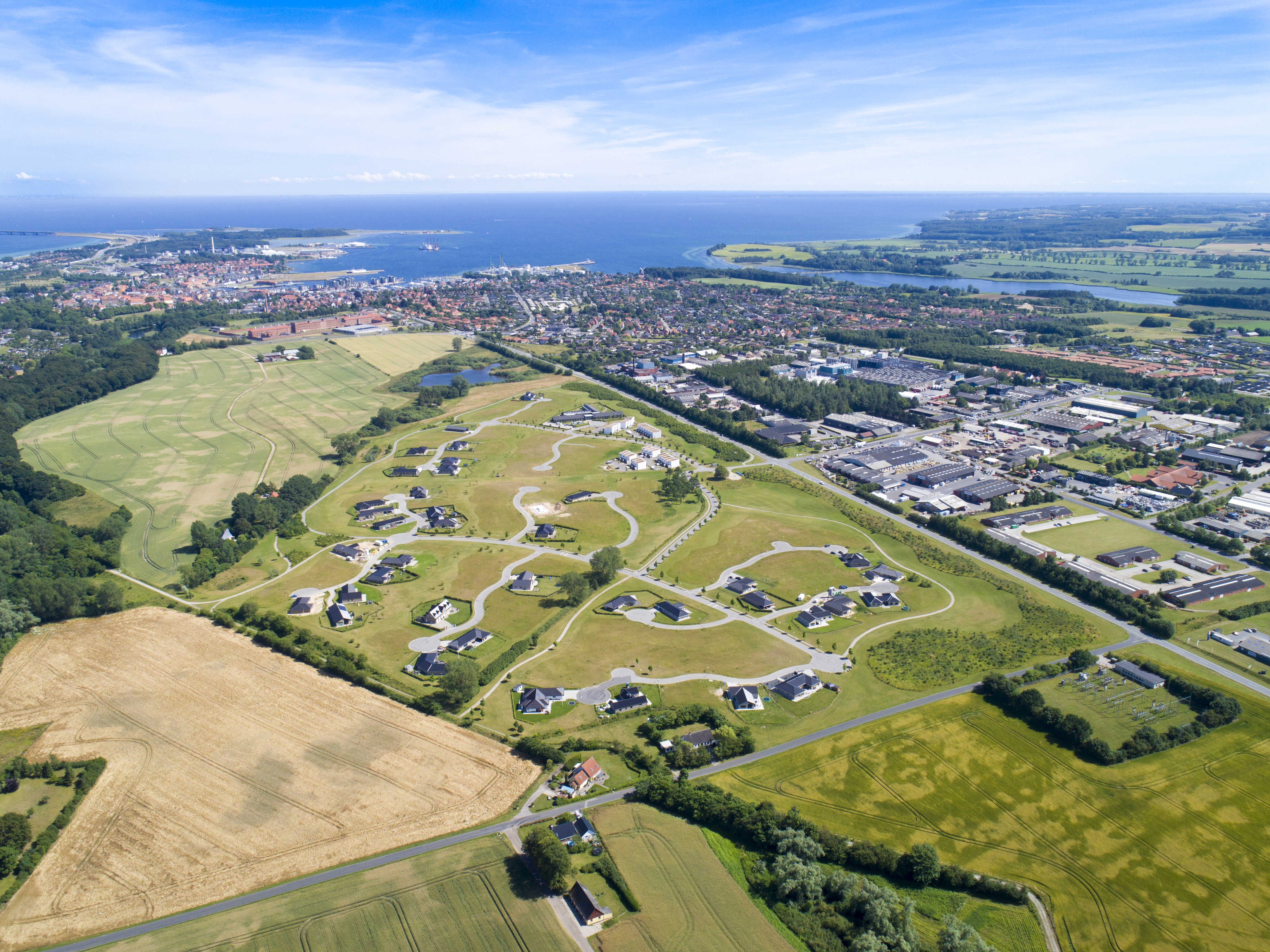 Luftfoto over Jagtenborg