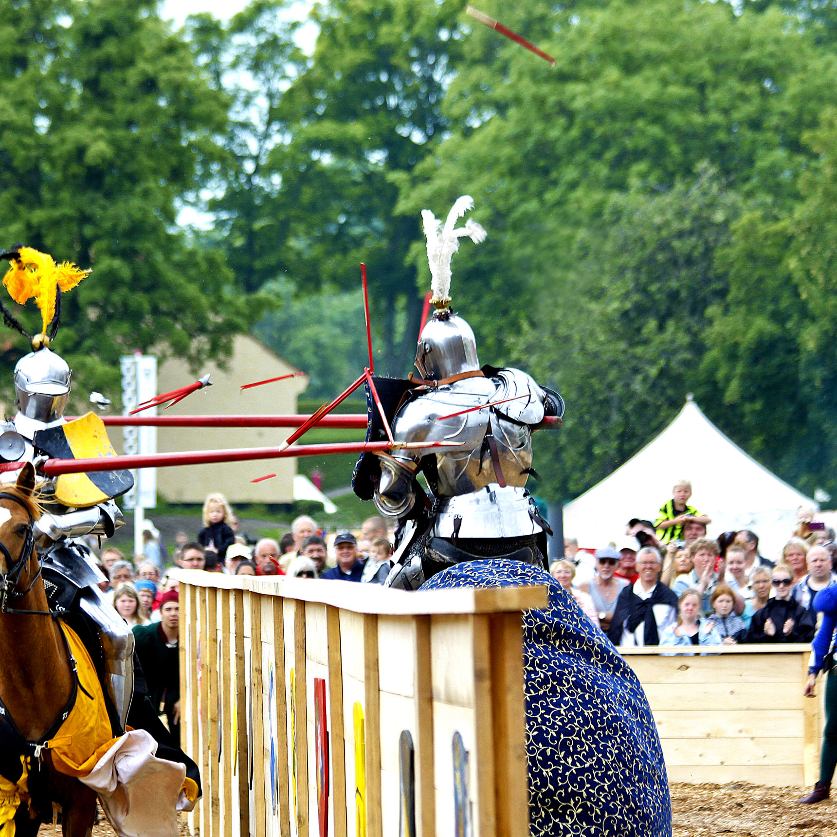 Ridderturnering ved middelaldermarkedet Danehof