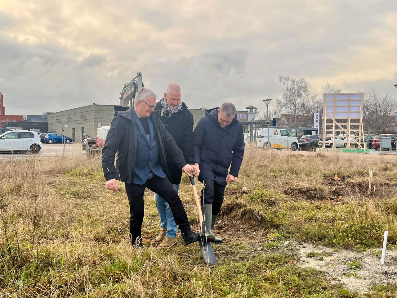 Første spadestik til Nyborg Kommunes nye tandklinik