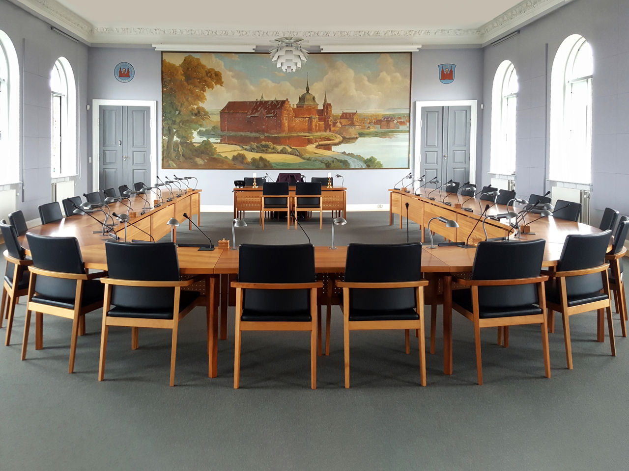 Nyborg Kommunes byrådssal