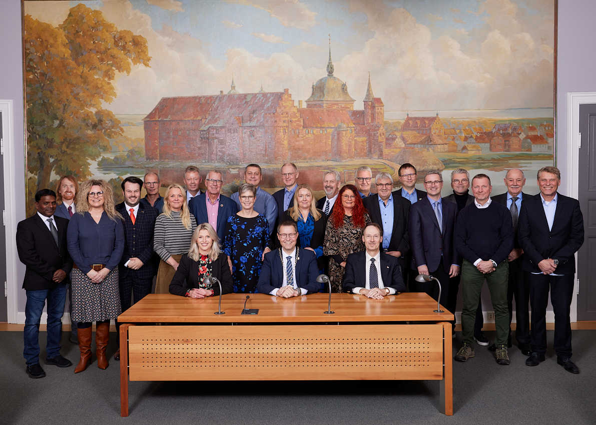 Samlet billede af Nyborg Byråd 2022-2025