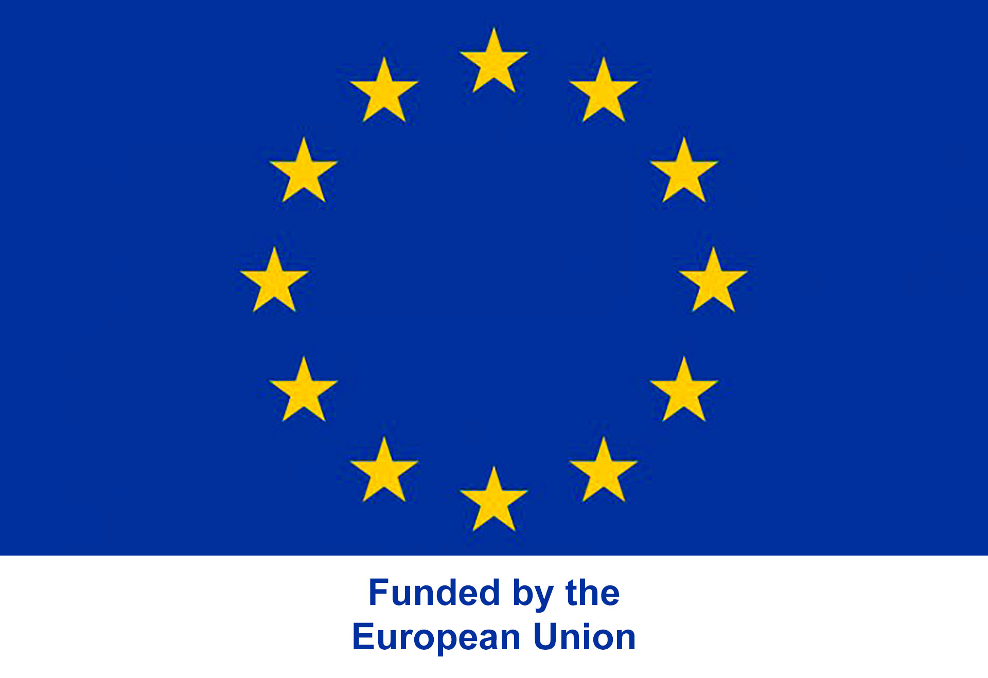 EU flag med teksten 'Funded by the European Union'