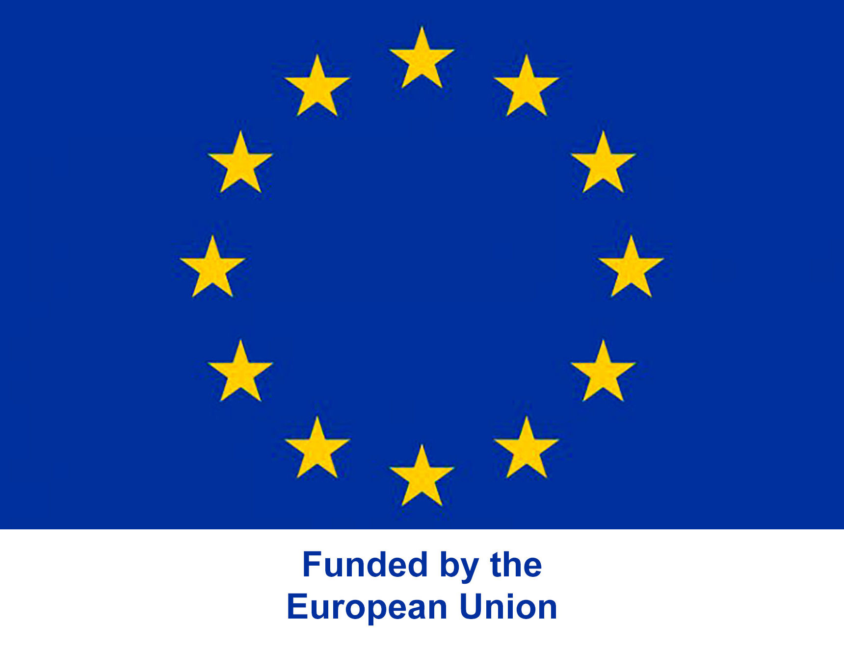 EU flag med teksten 'Funded by the European Union'