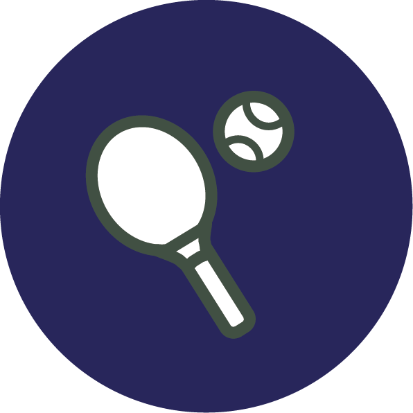 Tennisketcher og bold