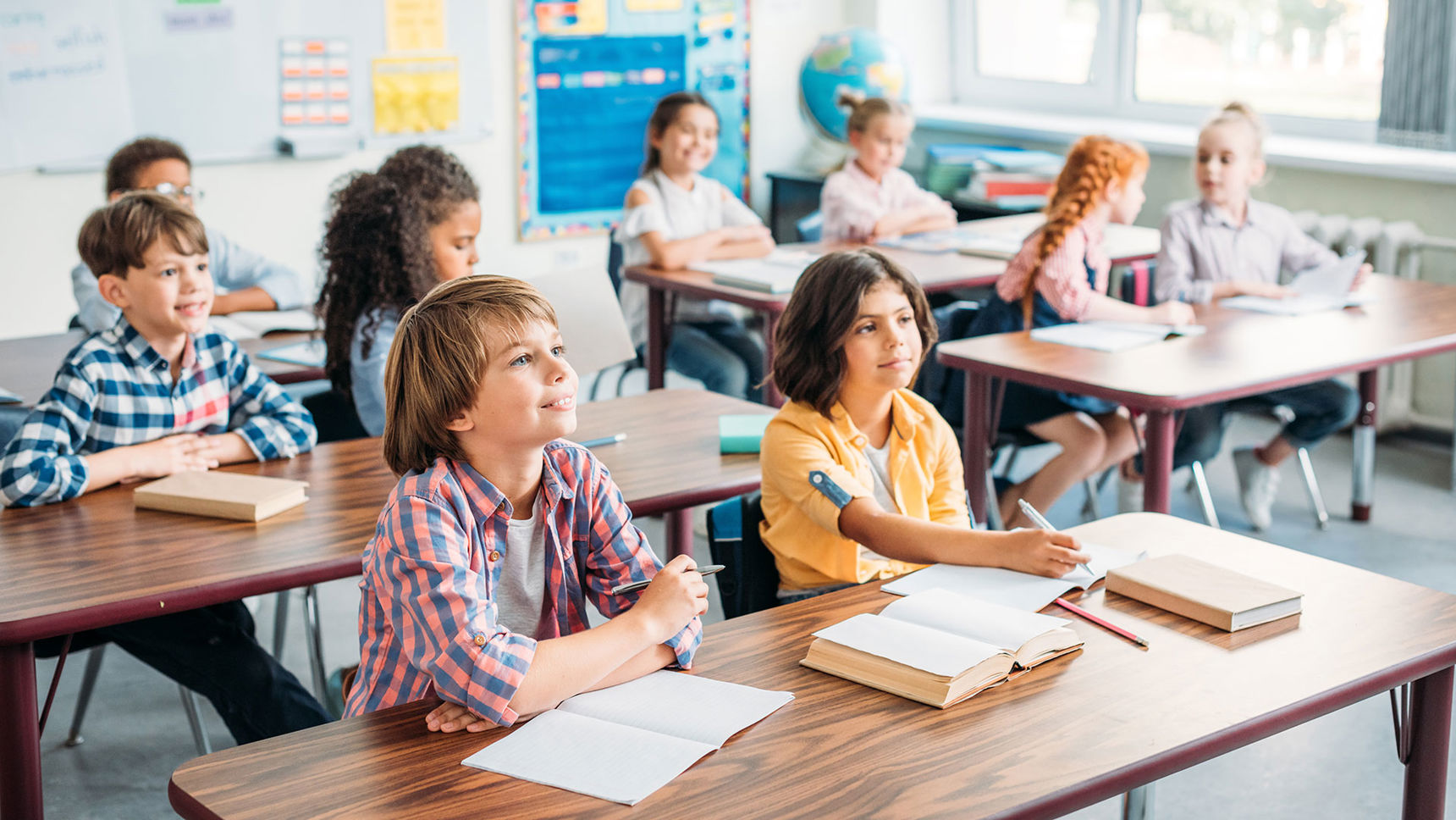 Elever der får undervisning