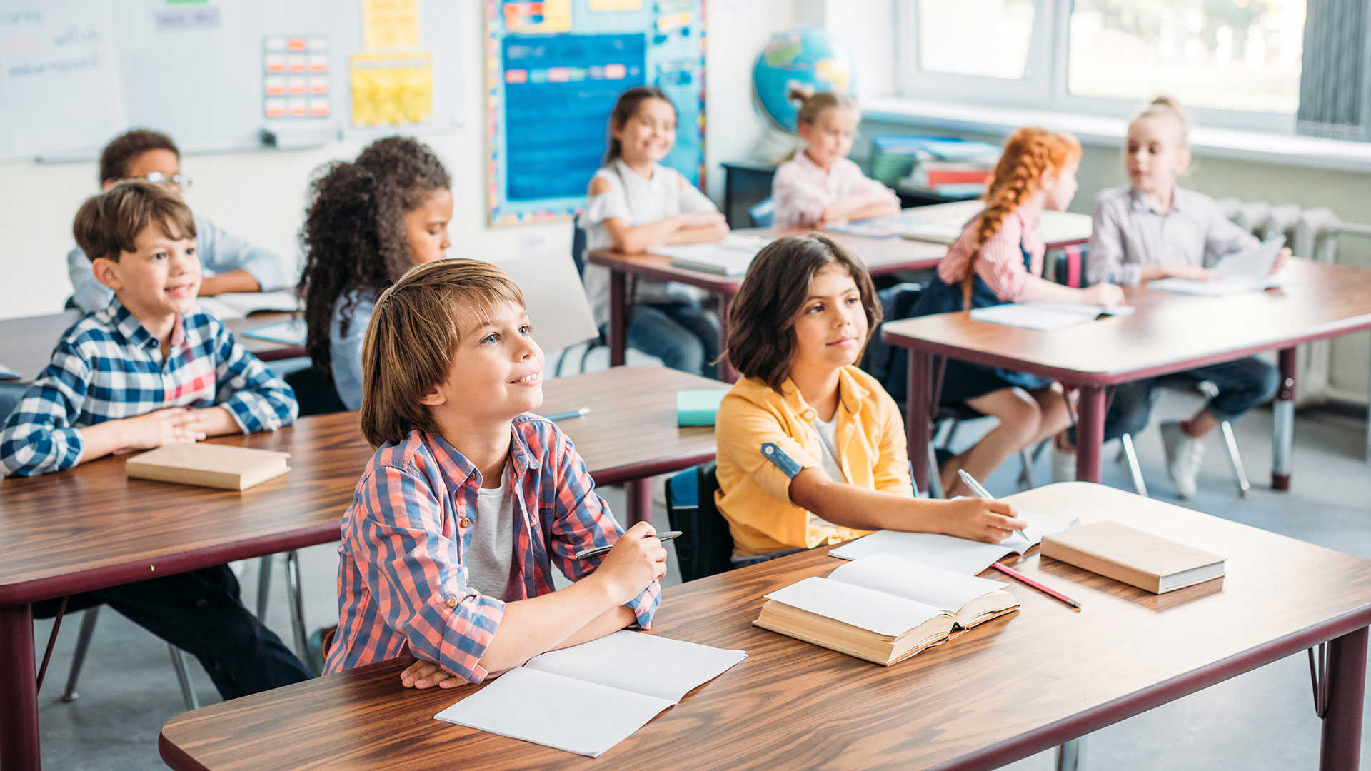 Elever der får undervisning