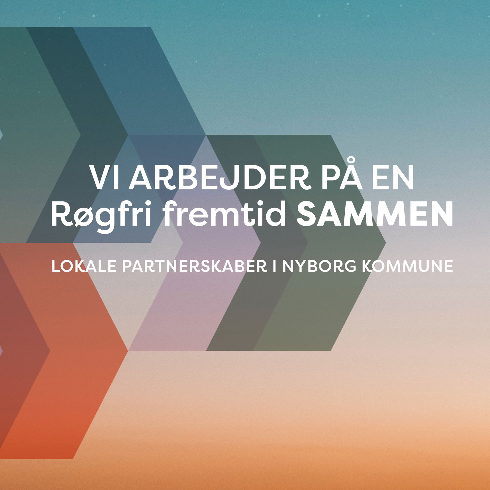 Banner omkring Røgfri fremtid SAMMEN