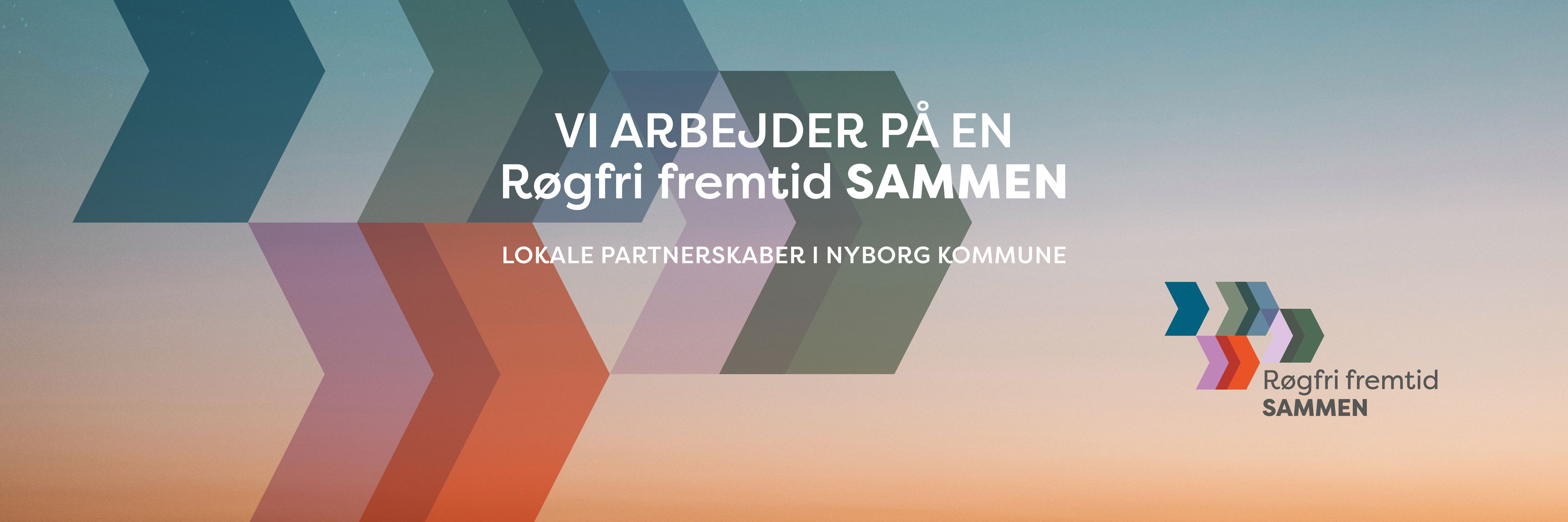 Banner omkring Røgfri fremtid SAMMEN