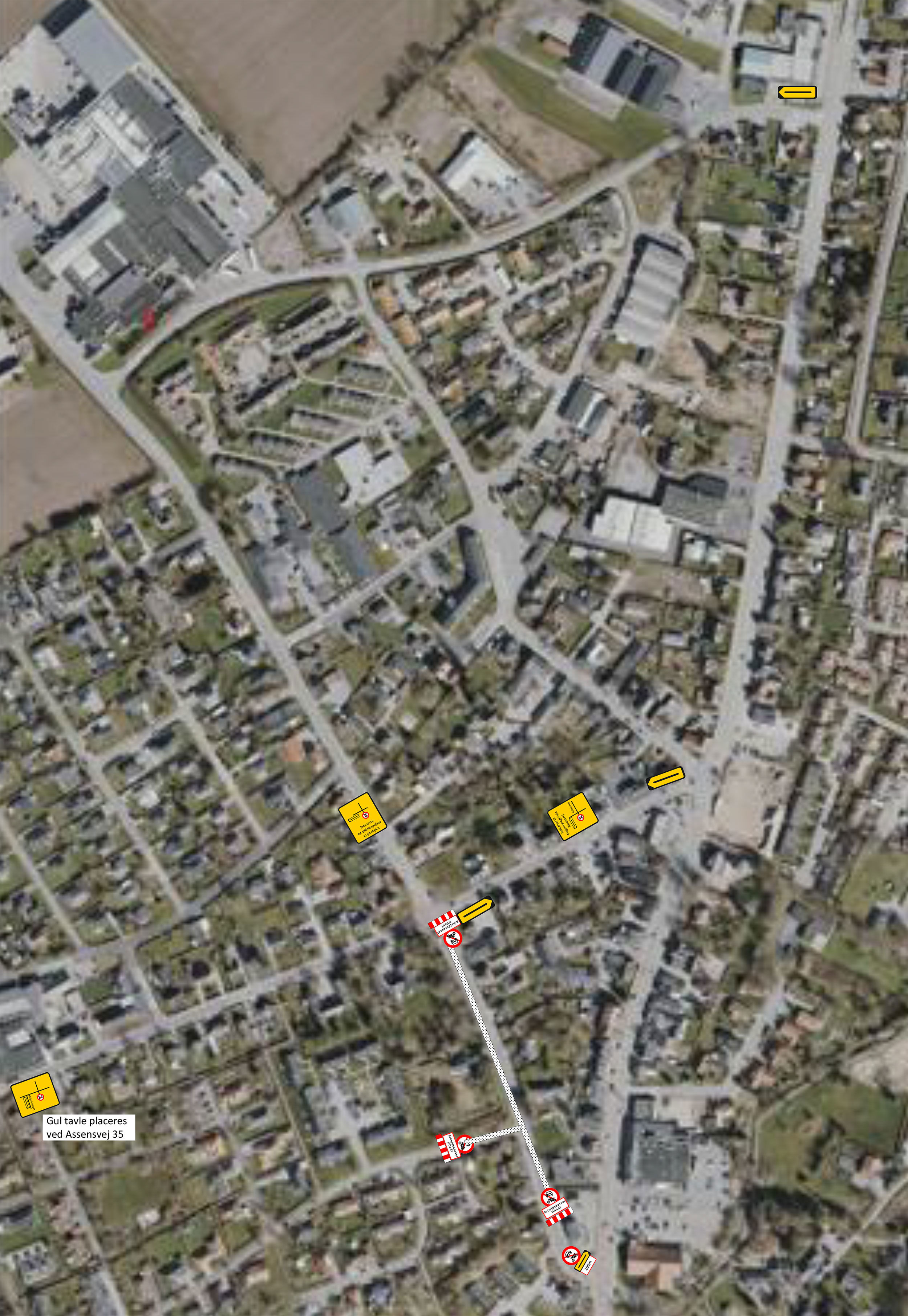 Afspærringsplan Hulvej, Ørbæk