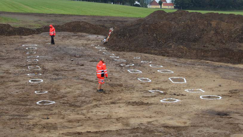 Udgravning i Aunslev