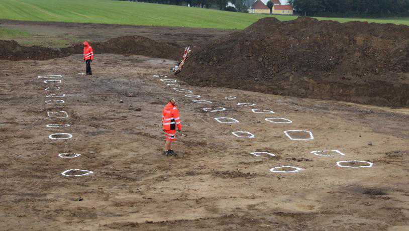 Udgravning i Aunslev